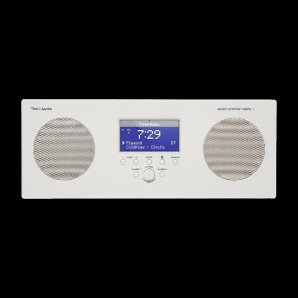 Tivoli Audio music System Three+ DAB radio, white