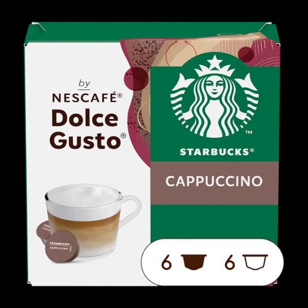 Starbucks Cappuccino kaffekapsler By Nescafe Dolce gusto