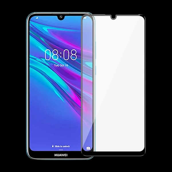 Dacota Platinum Huawei Y6 2019 Tiger Glass skjermbeskytter, svart
