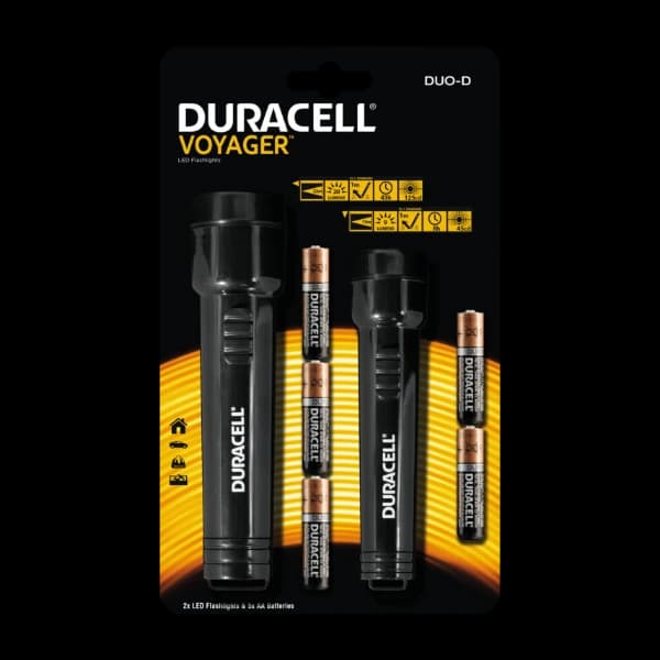 Duracell Voyager Lommelykt 2 pk