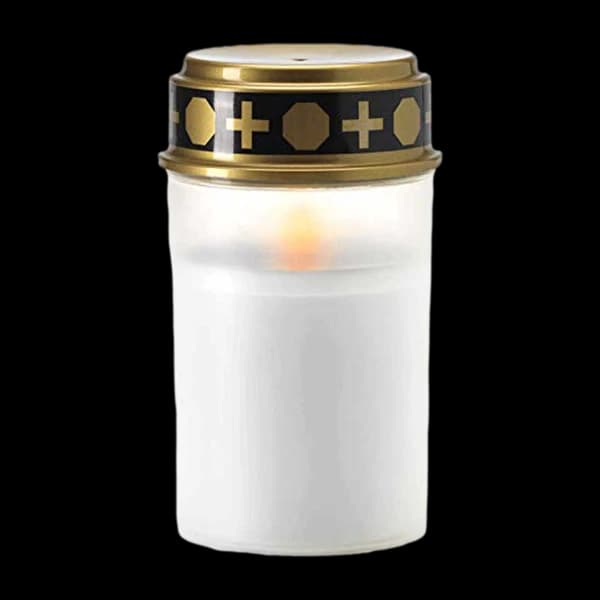 Kulz Gravlys 12 cm, hvit