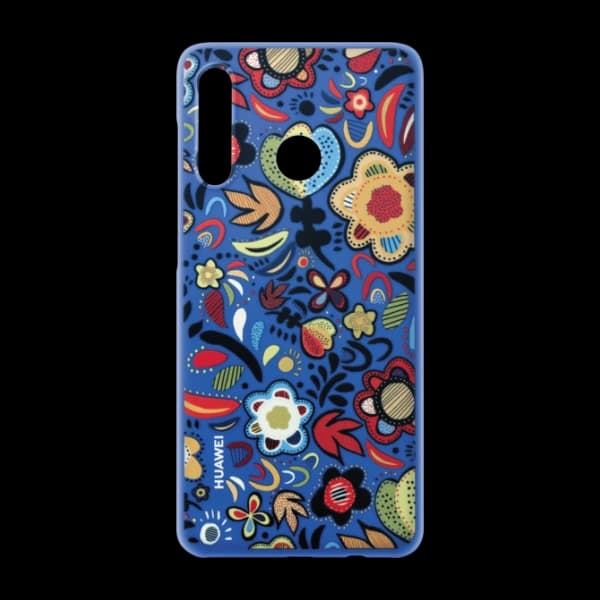 HUAWEI TPU-deksel P30 Lite, blå blomster