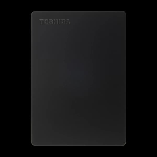 Toshiba Canvio Slim 1Tb, sort ekstern harddisk