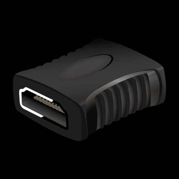 Qnect adapter HDMI F - HDMI F
