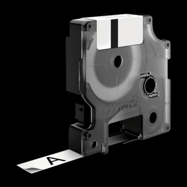 Dymo 19MM Rhino Coloured Vinyl Etikettlagingsbånd d1