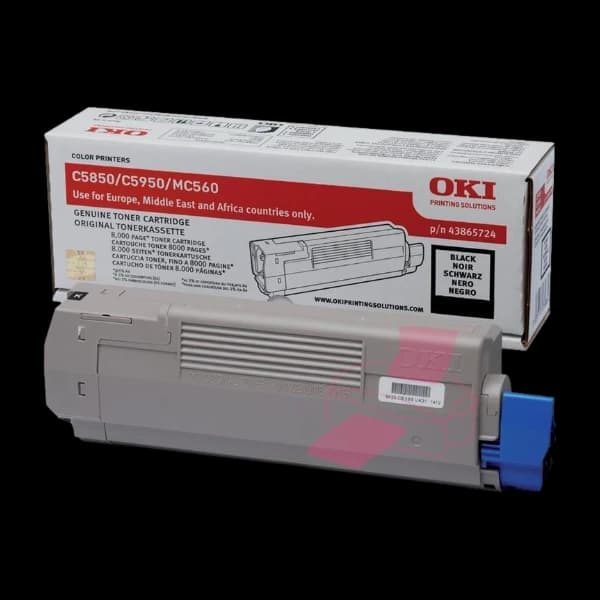 C5850/5950/MC560 toner, black 8k
