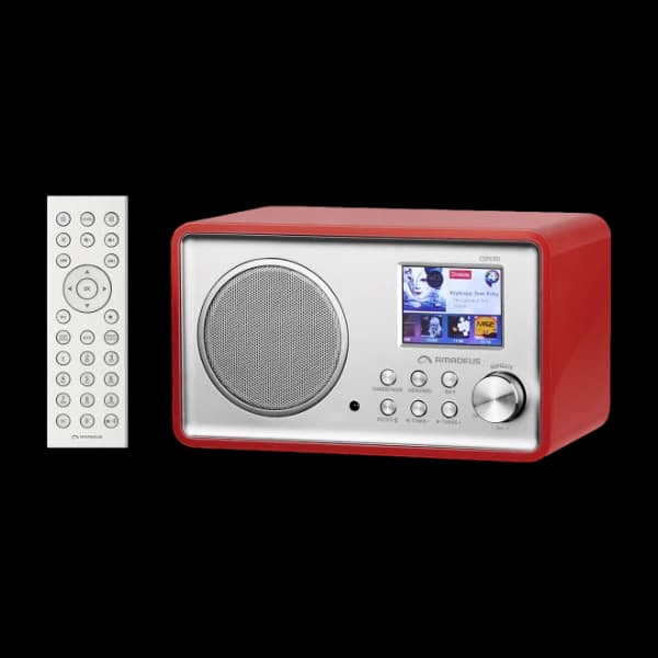 Amadeus Coperti DAB BT Internet radio, rød
