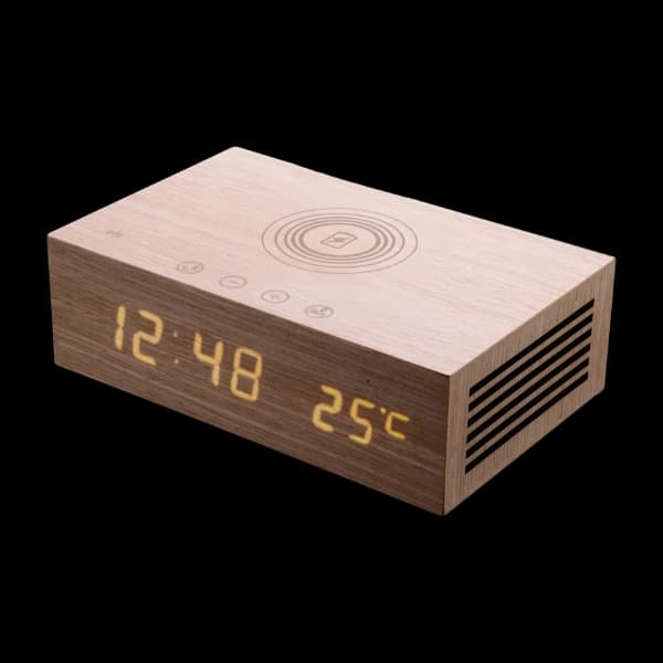 Homtime vekkerklokke M9 eik