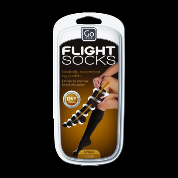 Go Travel flystrømper, l