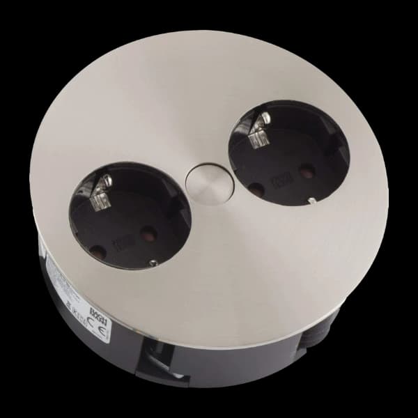 Twist stikkontakt med 2 uttak