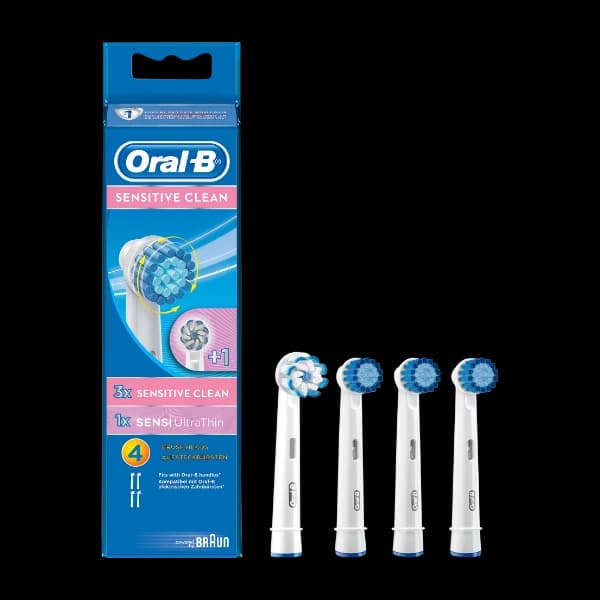 Oral-B Sensitive Clean Refill-børstehoder, 4 stk.