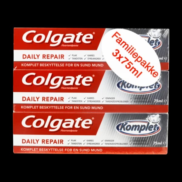 Colgate Tannkrem Daily Repair 3pk