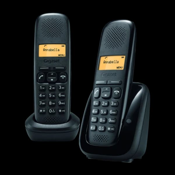Gigaset A150, black duo