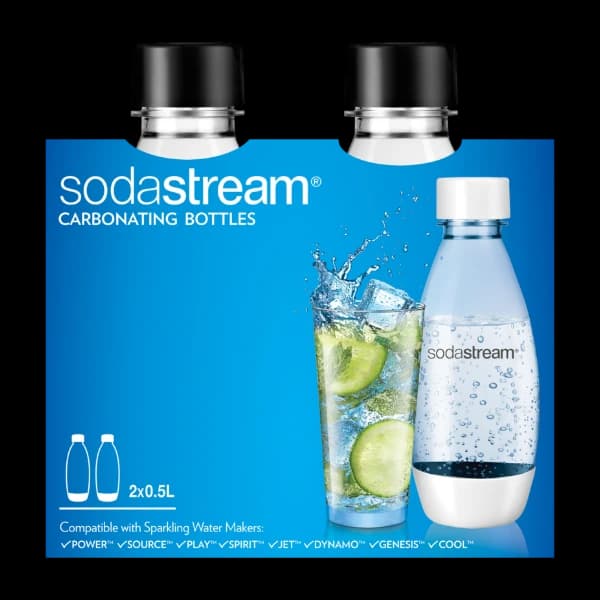 SodaStream 2 X 0,5L flasker
