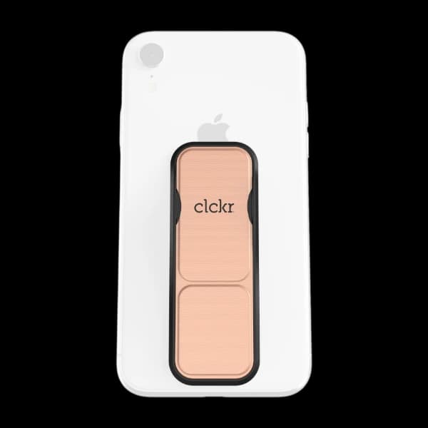 Clckr Universal Grip Band S metallisk rosegull