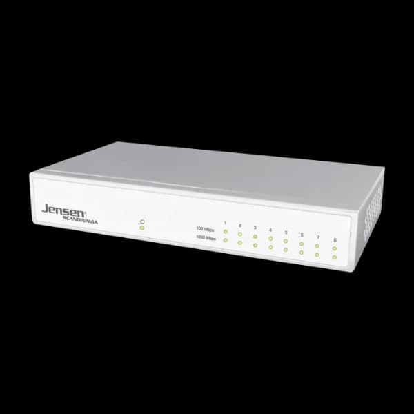Jensen Netlink 1008 8-port Gigabit ethernet-switch