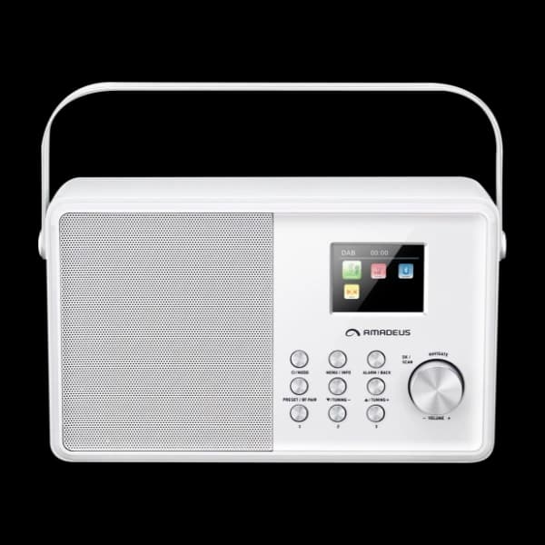 Amadeus Cornetto MK2 bærbar DAB+, hvit
