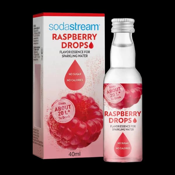 SodaStream Bringebær Fruktdråper, 40 ml