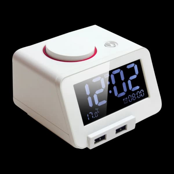 Homtime C1 Pro Bluetooth-Clock speaker, white