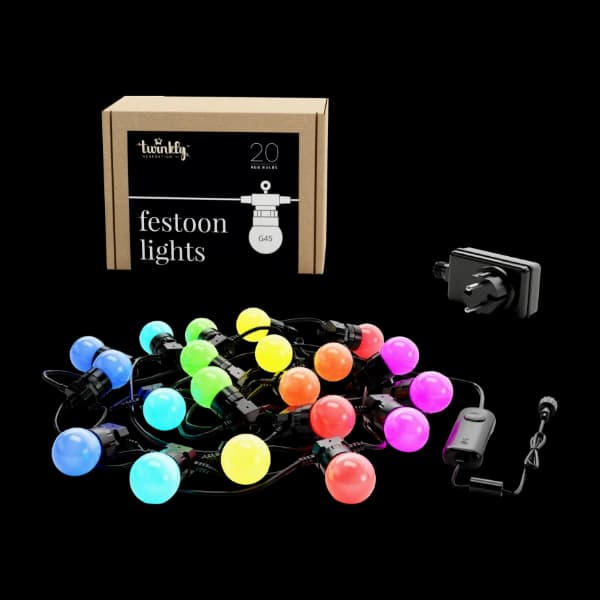 Twinkly Festoon RGB Smart lysslynge 20 lamper