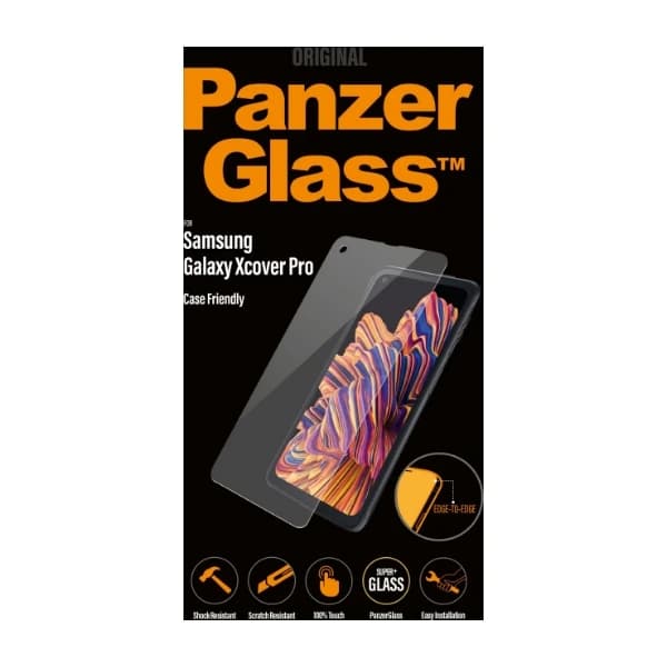 PanzerGlass Samsung Galaxy Xcover Pro Case Friendly skjermbeskytter