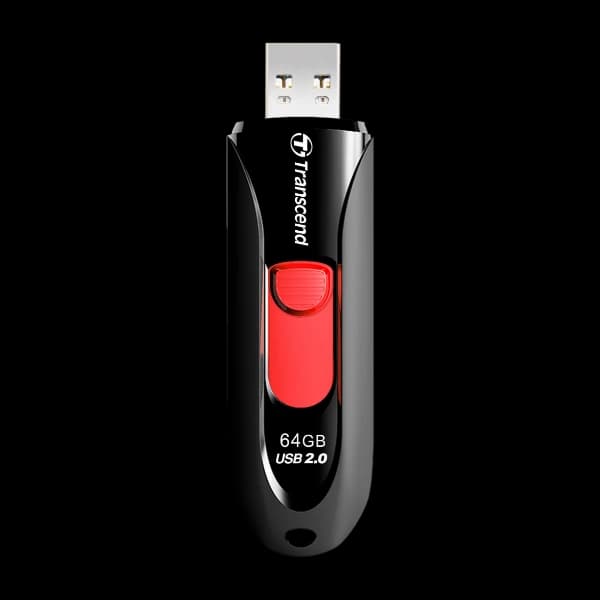 Transcend USB 2.0 64Gb Blk Jetflash 590