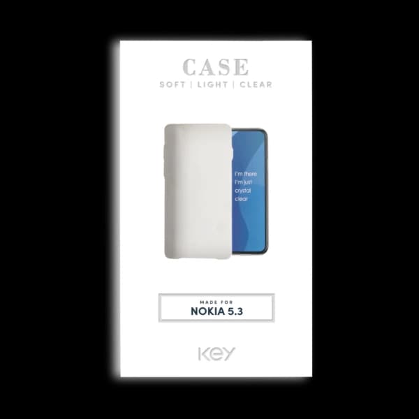 Key Silicone Case Nokia 5.3 clear