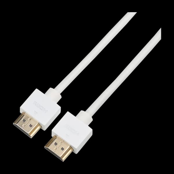 Dacota 4K Thin HDMI kabel 0,75M, hvit