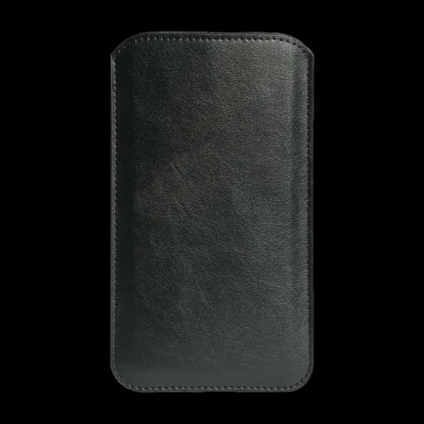 Essensielle XL veske økologisk skinn, sort