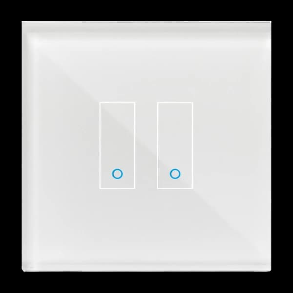 iOtty LSWE22 dobbel Smartbryter, hvit lswe22w