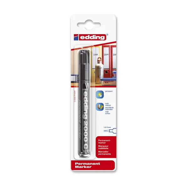 Edding Permanent Marker, black