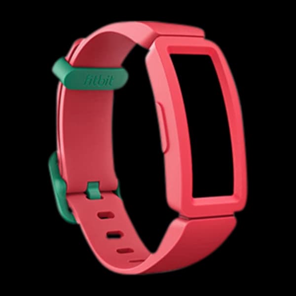 Fitbit Ace 2 Barn aktivitetsmåler med Bånd rosa/grønn