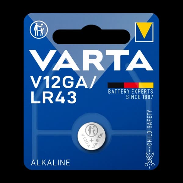 Varta V12GA/LR43 myntbatteri