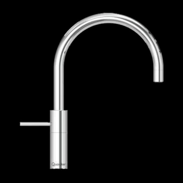 Quooker Bl. Batteri Round Kjøkkenkran, krom