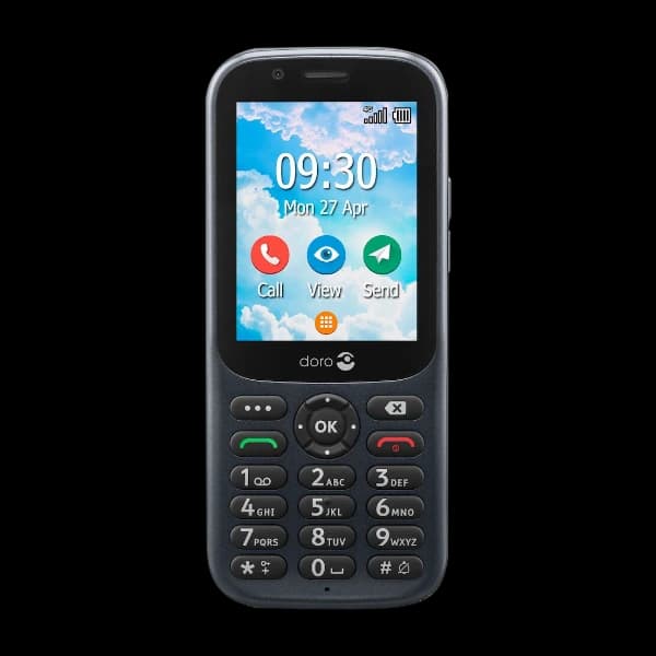 Doro 731X 4G, graphite mobiltelefon