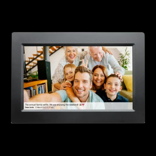 Denver 10" digital fotoramme, svart