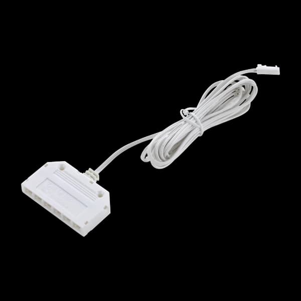 Conecto 6-veis kontakt, hvit