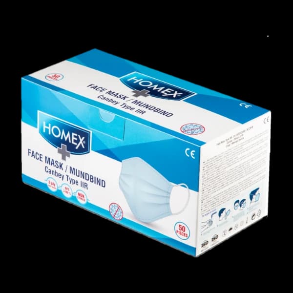 Homex Type Iir Munnbind, 50 stk