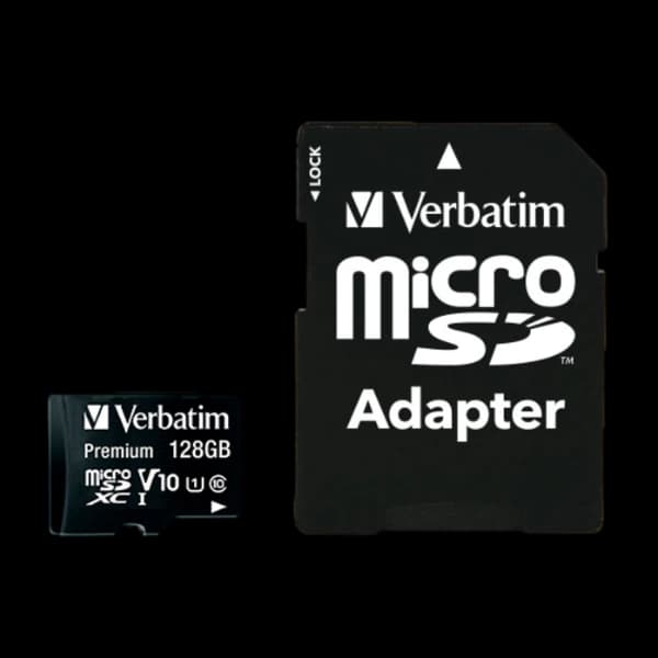 Verbatim Micro-Sdxc minnekort Class 10/U1 Adapter 128 GB