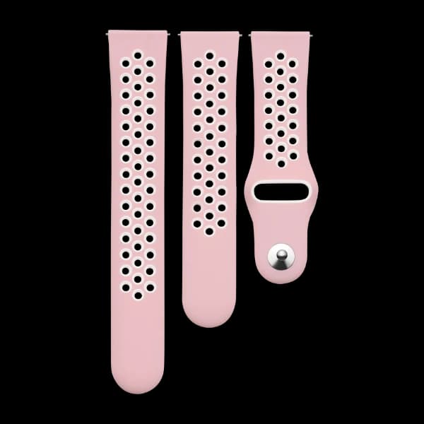 Triacle Sport Rem Universal 22 mm rosa/hvit