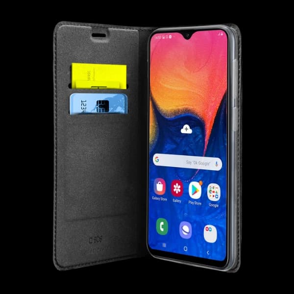 SBS Book lommebokdeksel Galaxy A10, svart