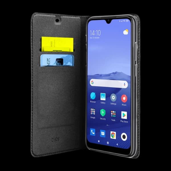 SBS Wallet Lite Redmi Note 8T deksel, svart