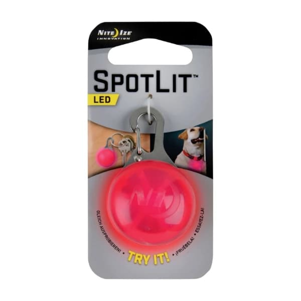 Nite Ize Spotlit LED rosa/hvit