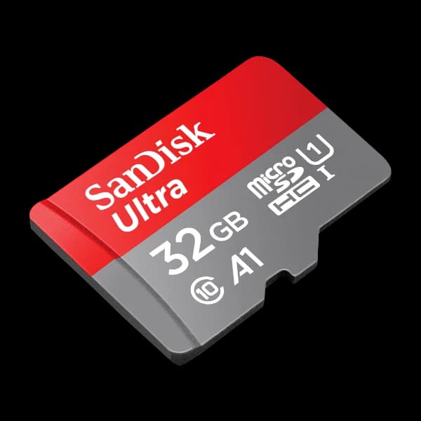 SANDISK ULTRA MICRO-SDHC 32 GB MINNEKORT MED SD-ADAPTER
