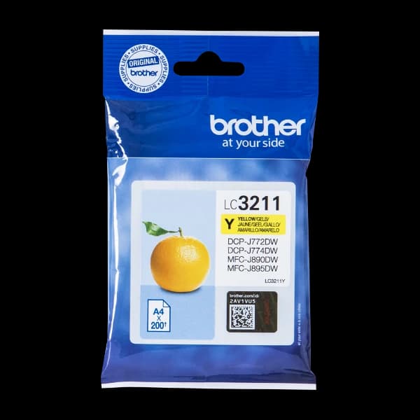 Brother LC-3211Y blekkpatron Original, gult