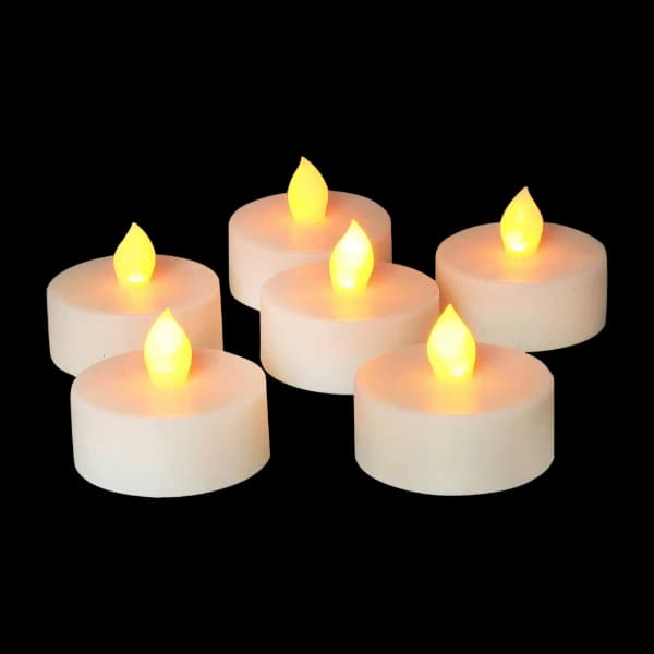 Kulz LED Telys 6 stk, hvit