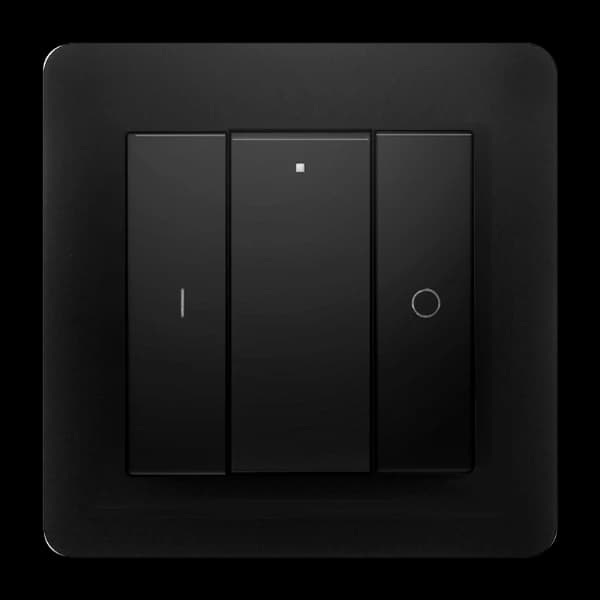 Heatit Z-Push-Knapp 2, svart