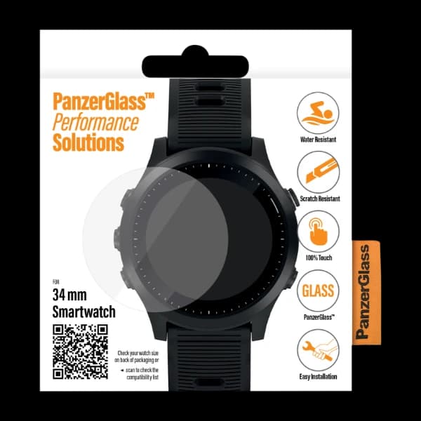 PanzerGlass skjermbeskytter smart watch 34 mm