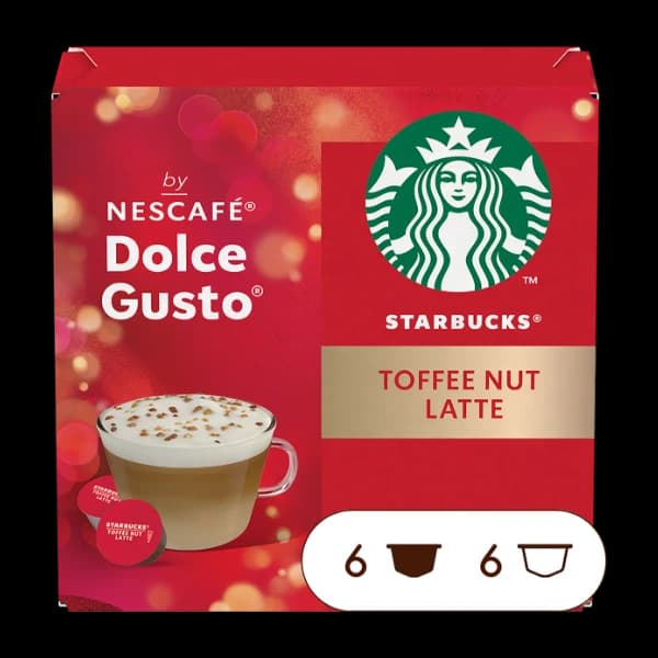 Starbucks Toffee Nut Latte Dolce Gusto kaffekapsler 16 stk