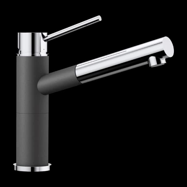 Blanco Alta-S Compact Silgranit™ Lavagrå/krom Kjøkken blandebatteri